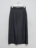 Unbalanced Wrap H-line Long Skirt