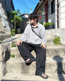 By Linen Two-Tuck Pants