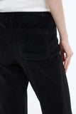 Flon velvet flare brushed lounge pants