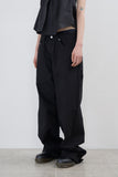 Maxi long wide cotton pants