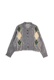 Juna argyle cardigan