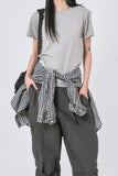 Comfortable charm round-neck T-shirt