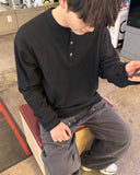 Tsuki warmer henley neck