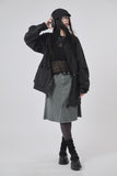 Sheer pattern see-through long sleeve