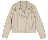 Flan leather jacket