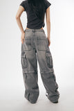 Transform 2-way cargo denim pants