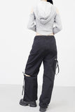 Dinotic Off-Shoulder Hooded Zip-Up