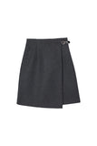 Miran Buckle Mid-Length Skirt