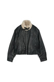 Poure Fur Leather Jacket