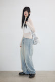 Mega hip original washed denim pants