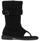 Luther open toe boots