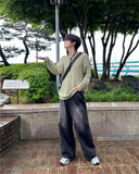 Rakyu wide denim pants