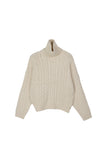 Breeze Cable Turtleneck Sweater