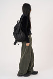 Deep tint wide denim pants