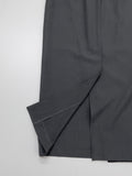 Unbalanced Wrap H-line Long Skirt