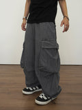 Summer Wide Cool Banding Cargo Denim