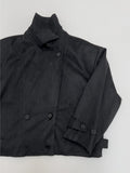 Seller Suede Overfit Trench Jacket