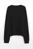 Leather Overfit Buckle Sweatshirt