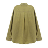 Mustard Dying Solid Over Shirt