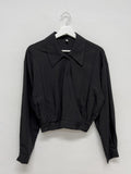 Moz Big Collar Wrap Blouse