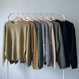 Two-way Mix Knit Zip-up