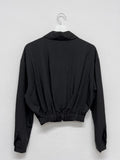 Moz Big Collar Wrap Blouse