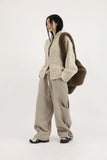 Force side pocket brushed pants