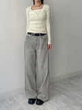 Henley Neck Ribbed Slim Fit T-Shirt