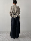 954 Tencel Two-Tuck Cotton Wide Pants