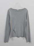 Ruby Slit Ribbed T-Shirt
