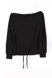 Down snap off-shoulder top