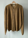 Two-way Mix Knit Zip-up