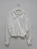 Moz Big Collar Wrap Blouse