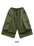Melt Flow Crop Bermuda Pants