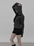 Slam Knit Hooded Zip-Up
