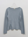 Ruby Slit Ribbed T-Shirt