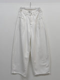 954 Tencel Two-Tuck Cotton Wide Pants