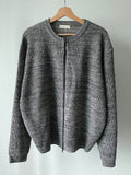 Two-way Mix Knit Zip-up