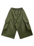 Melt Flow Crop Bermuda Pants