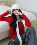 Rocky bay punching cardigan