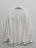 Dolman Pleated Loose Fit Blouse