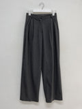 Shes Stripe Two-Tuck Wide Slacks