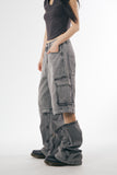 Transform 2-way cargo denim pants