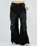 Parachute pocket denim