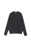 Davin pigment cable sweater