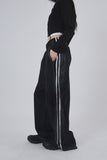 Dirty wall banding track pants