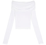 Hersh crop off-shoulder