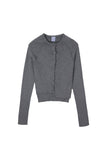 Vient Unbalanced Shirring Cardigan