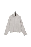 Breeze Cable Turtleneck Sweater