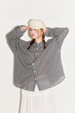 Shelby string newsboy cap